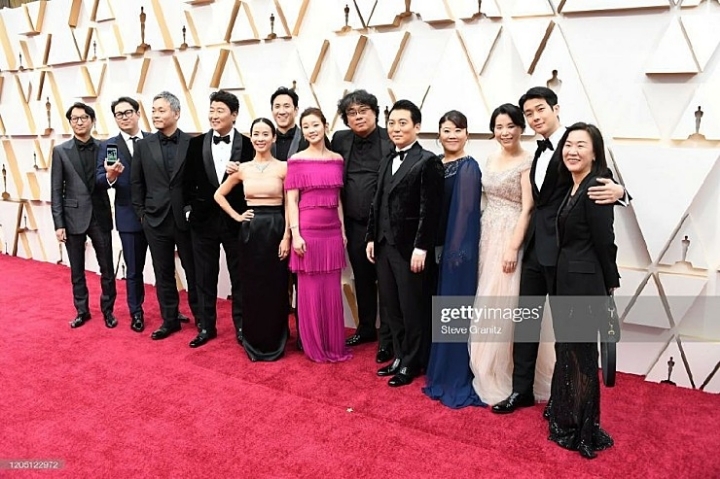 오스카 시상식간 기생충팀.jpg | 인스티즈