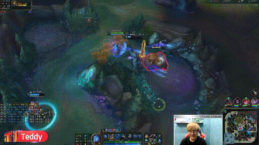 [LOL] 정글몹 빼먹는 테디...gif | 인스티즈