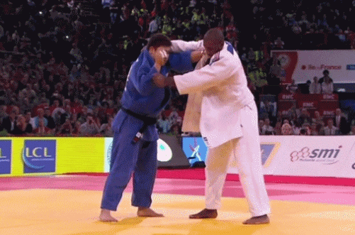 알고도 당하는 최강 테디 리네르 허벅다리 걸기...gif | 인스티즈