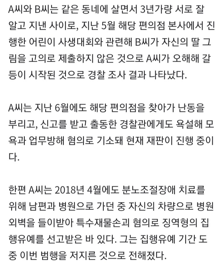 편의점 차량 돌진 운전자 구속…법원 "도주 우려 있다" | 인스티즈