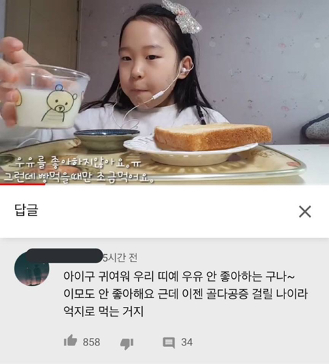 유튜버 띠예 달콤이들 댓글 근황.jpg | 인스티즈