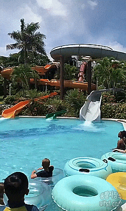 워터슬라이드 고인물.gif | 인스티즈