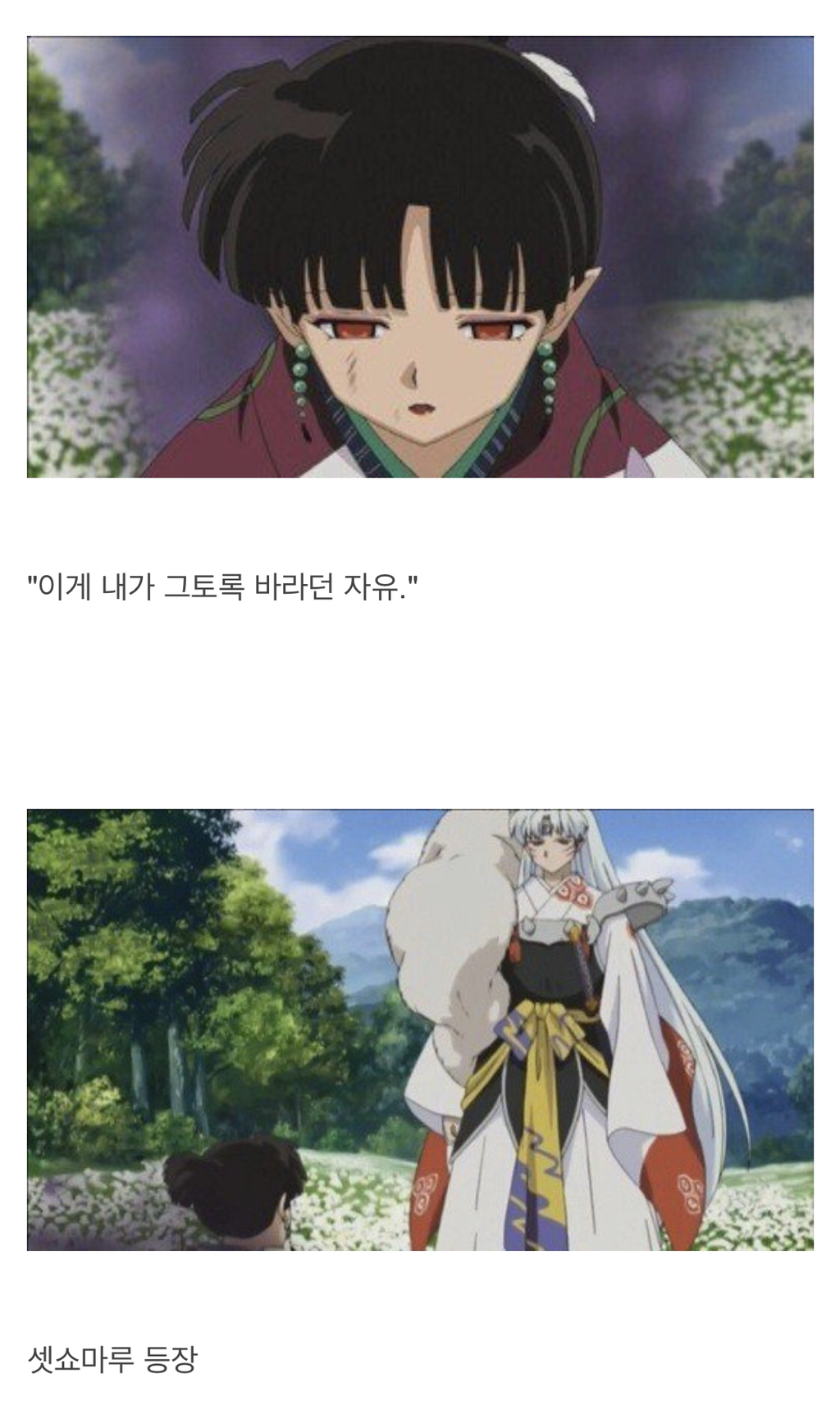 이누야샤 최고의 명장면.jpg | 인스티즈