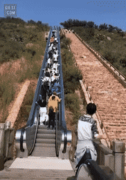 문명이 심하게 발달해버린 만리장성 근황.gif | 인스티즈
