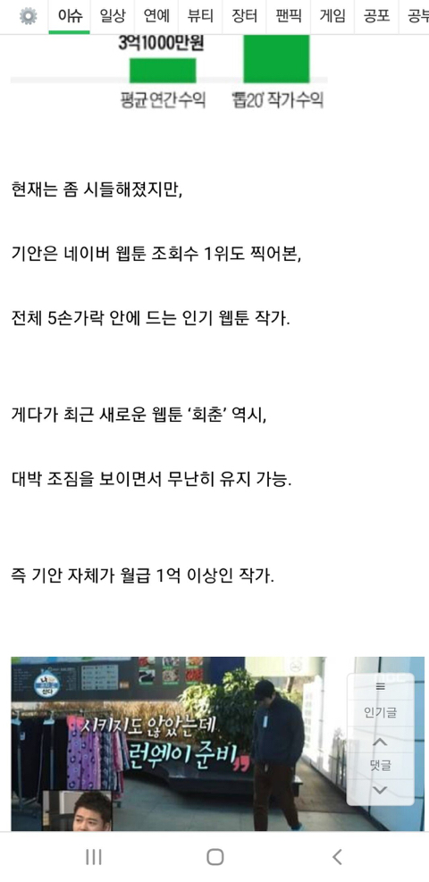 기안84가 방송으로 돈 많이 번게 아닌 이유.jpg | 인스티즈