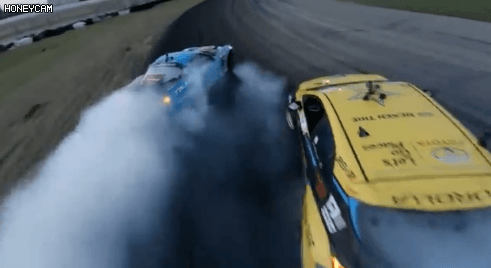박진감 넘치는 드론으로 촬영한 카레이싱.gif | 인스티즈