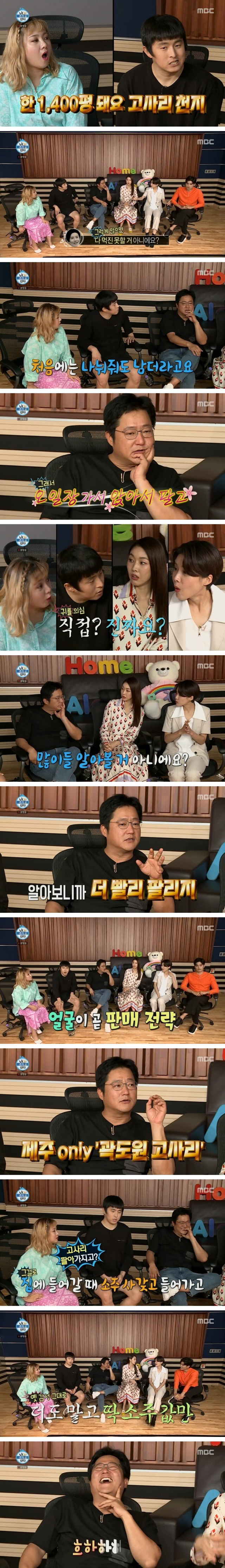 제주도에서 고사리 팔고 있는 곽도원 | 인스티즈