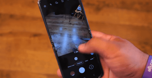 갤럭시 Z 플립 골드/퍼플.gif | 인스티즈