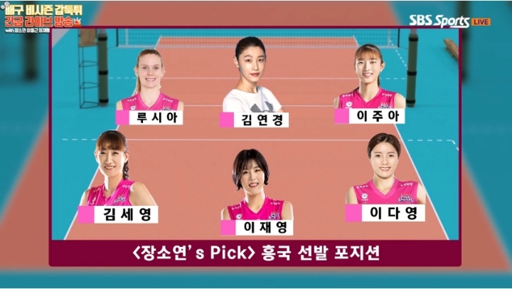 보기만 해도 숨 막히는 여자배구 흥국생명 라인업 .jpg | 인스티즈