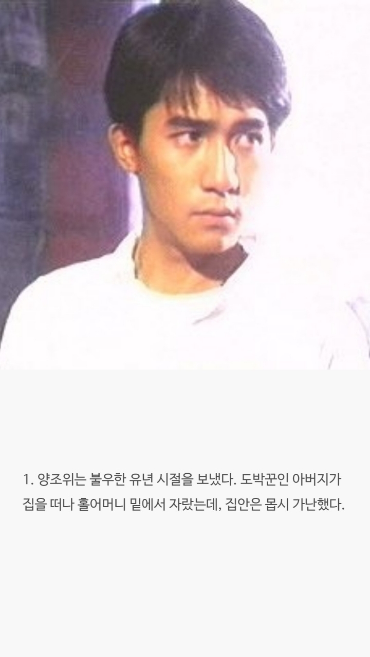 양조위에 대한 사실들 | 인스티즈