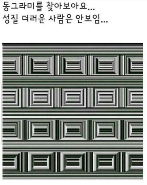 성격급한 사람들은 절대 찾을 수 없는 동그라미 | 인스티즈