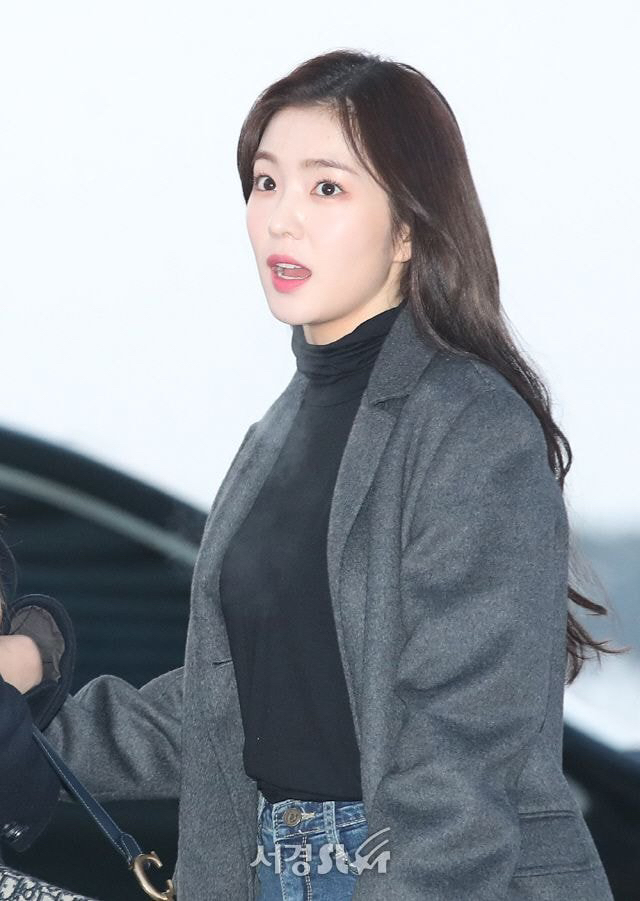 너무 추워서 깜짝 놀란 레드벨벳 아이린.jpgif | 인스티즈