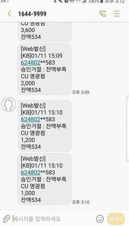 체크카드 도둑 레전드.JPG | 인스티즈