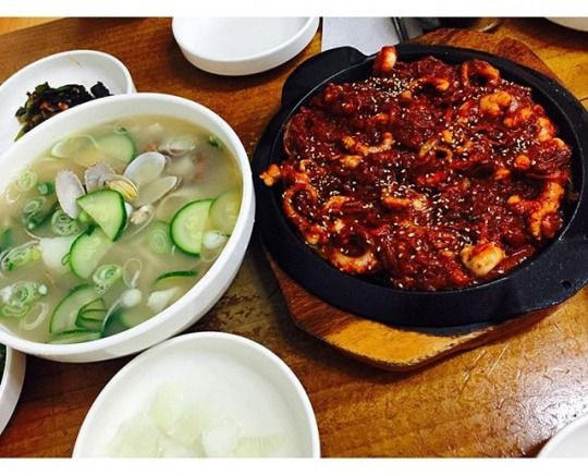 유명낙지 이미지