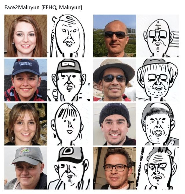 사진을 이말년 화풍으로 바꿔주는 인공지능 | 인스티즈