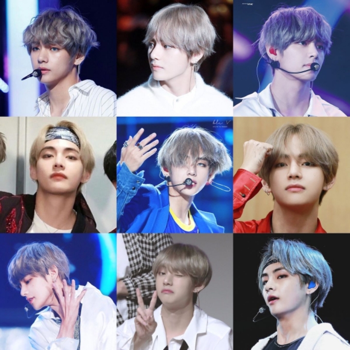 방탄소년단 뷔로 보는 머리색깔 | 인스티즈