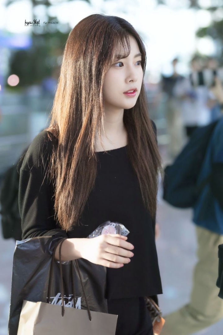 데뷔후 처음으로 앞머리 생긴 아이즈원 강혜원 | 인스티즈