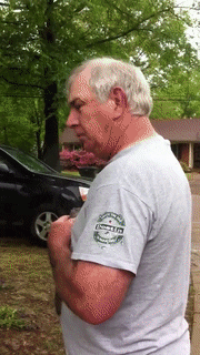 다친 다람쥐 치료 후 방생하는 할부지.gif | 인스티즈