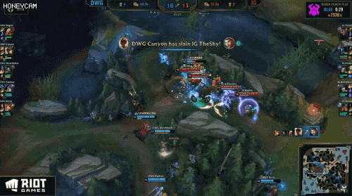 담원의 게임 끝내는 미친 한타.gif | 인스티즈