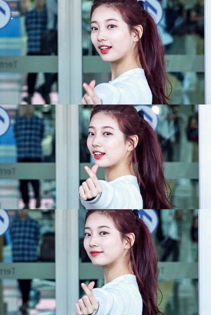 수지가 공항에서 갑자기 머리를 묶은 이유 | 인스티즈