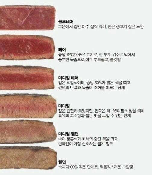 본인의 스테이크취향은? | 인스티즈