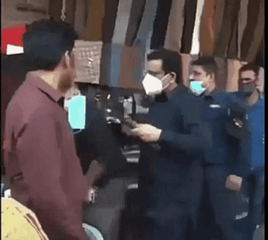 마스크 단속하는 인도 | 인스티즈