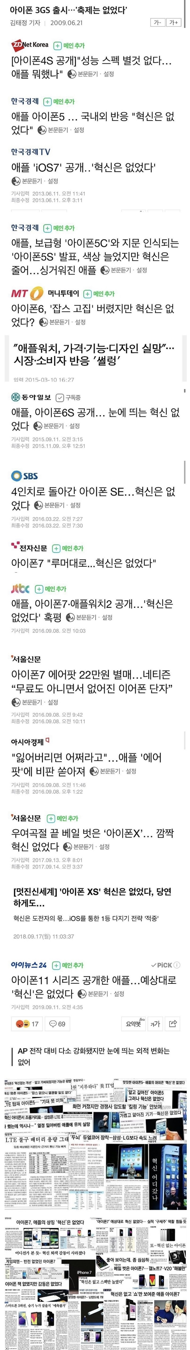 혁신 없는 아이폰.jpg | 인스티즈