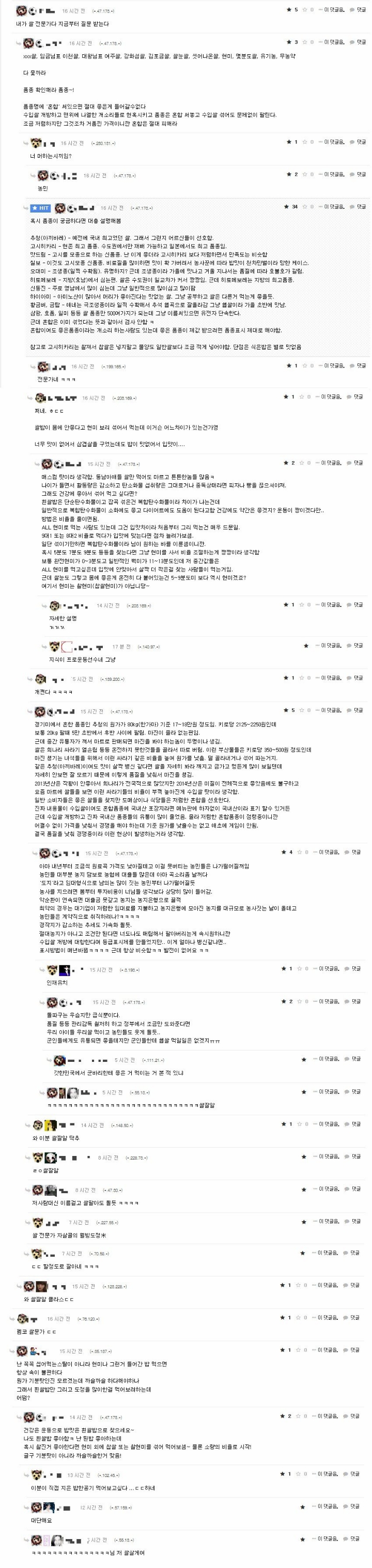 펨코의 지식인이 말하는 좋은 쌀 고르는 법 | 인스티즈