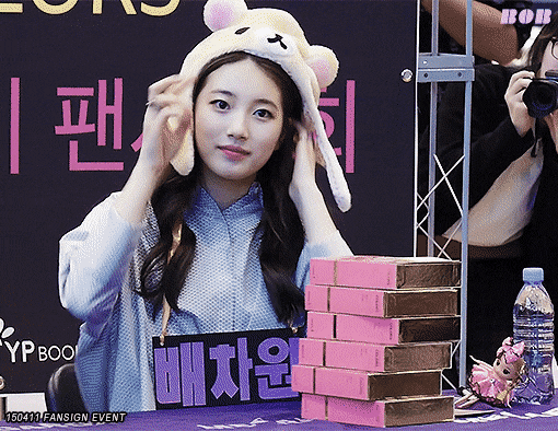 팬들 눈빛으로 조련하는 수지 | 인스티즈