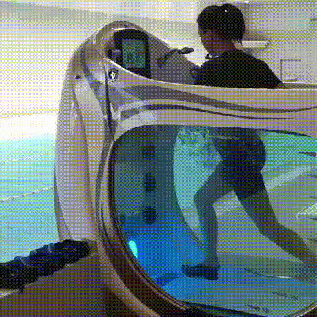 무릅 관절에 무리 안가고 층간 소음도 없는 런닝머신.GIF | 인스티즈
