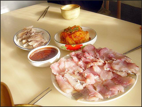 전라도음식 홍탁삼합 | 인스티즈