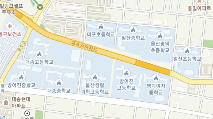 울산의 신기한 학교배치...jpg | 인스티즈
