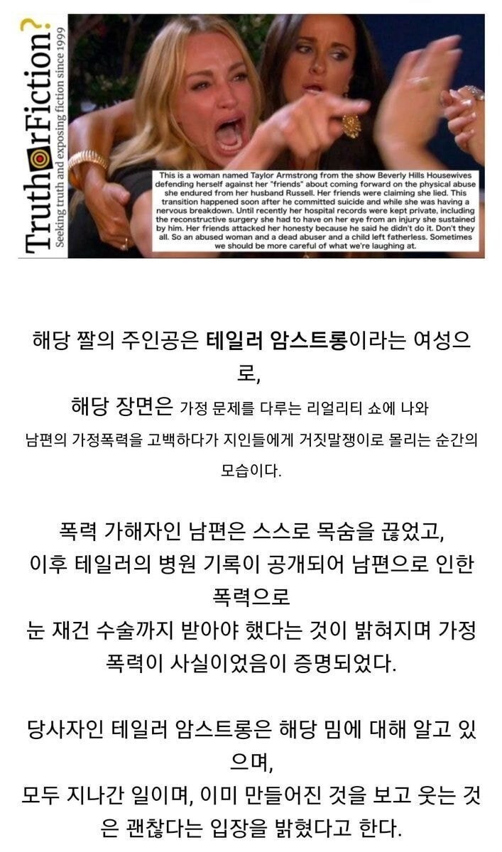 소리 지르는 여자와 고양이 밈의 진실 | 인스티즈