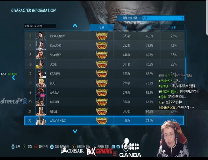 철권BJ 무릎 또 하나의 기록 달성 JPG | 인스티즈