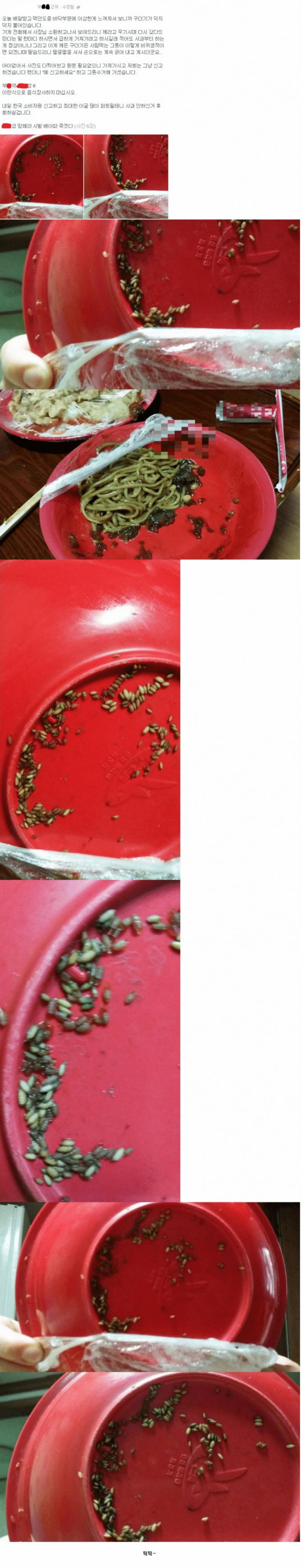 모 중국집의 살벌한 위생상태 (난감주의) | 인스티즈