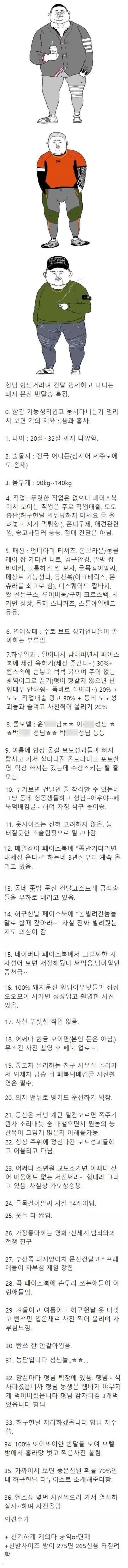길거리 돼지양아치 특징.JPG | 인스티즈