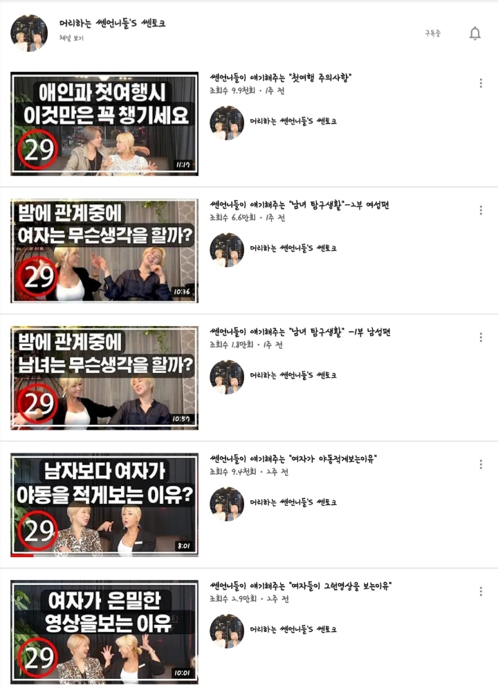 Vol.1 내가 구독하고 보는 유튜브 채널 모음(섹스, 연애, 심리, 역사, 반려동물, 축구, 지식) | 인스티즈