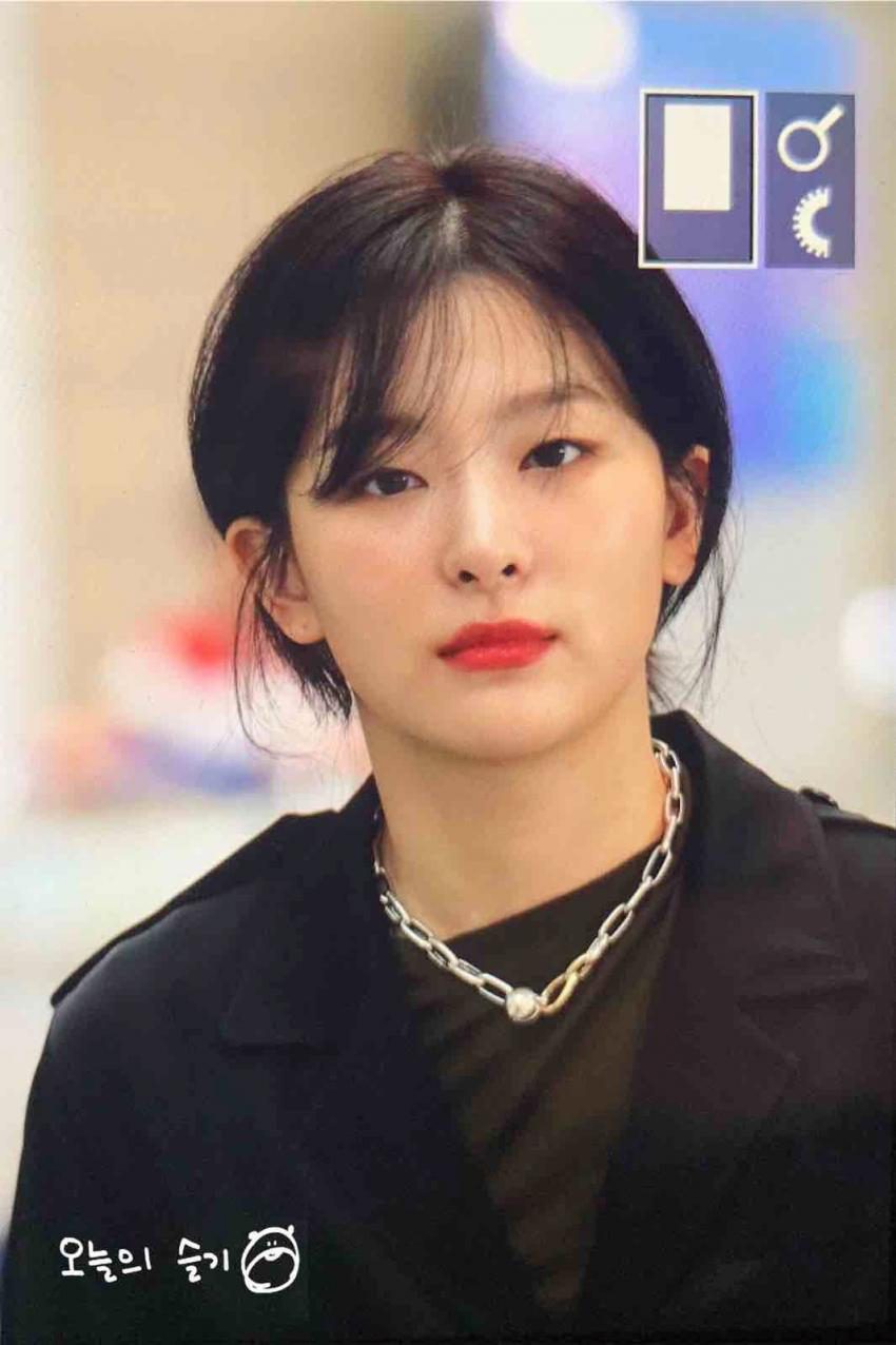 머리 엄청 상해서 거의 숏컷된 슬기.jpg | 인스티즈