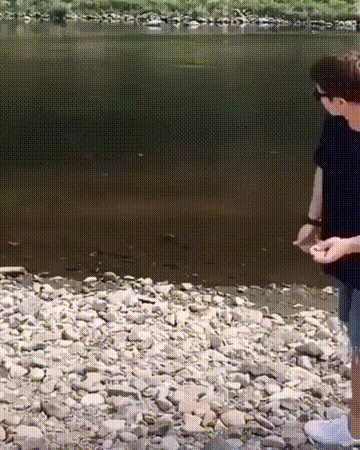 물수제비 고인물.gif | 인스티즈