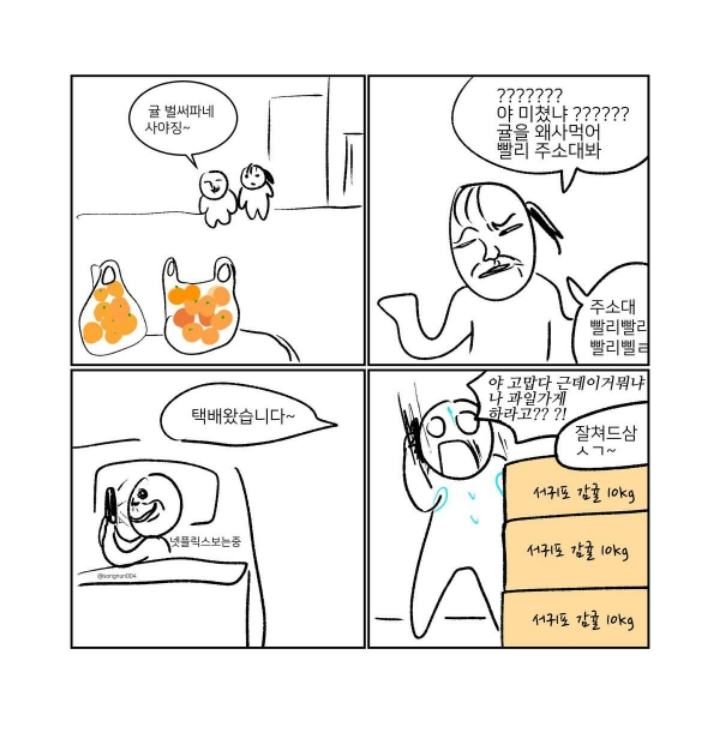 제주도 친구에게 귤이란 | 인스티즈