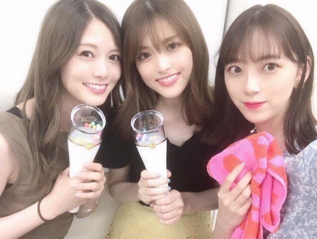 아이즈원 일본 콘서트 보러간 노기자카46 멤버들 | 인스티즈