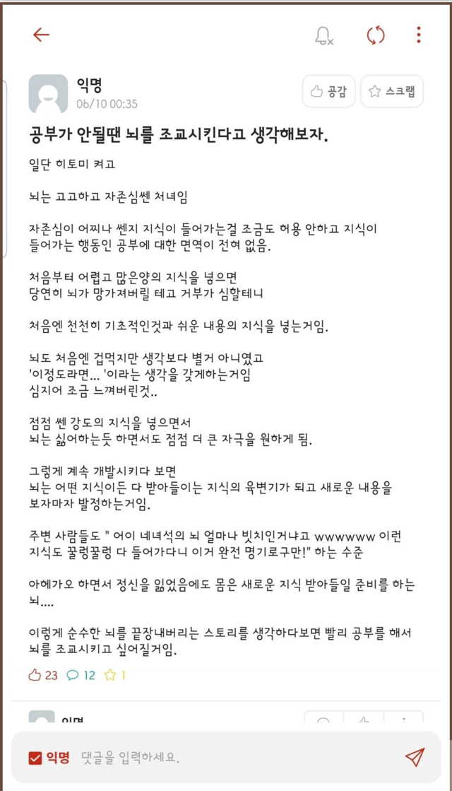 미쳐버린 대학생 공부법.jpg | 인스티즈