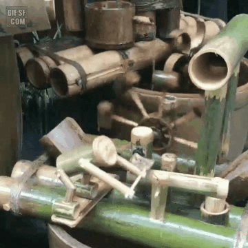 대나무로 만든 장난감.gif | 인스티즈