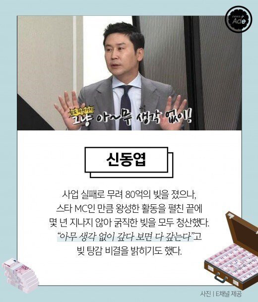 연예인 빚 청산 능력 | 인스티즈