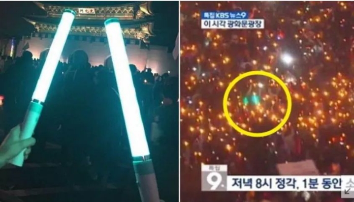 압도적밝기를 자랑하는 아이돌 응원봉 | 인스티즈