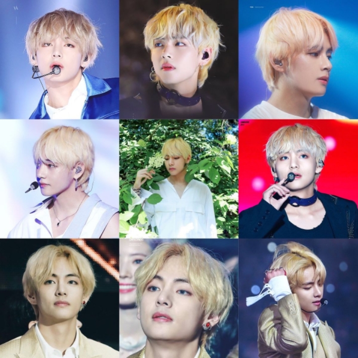 방탄소년단 뷔로 보는 머리색깔 | 인스티즈