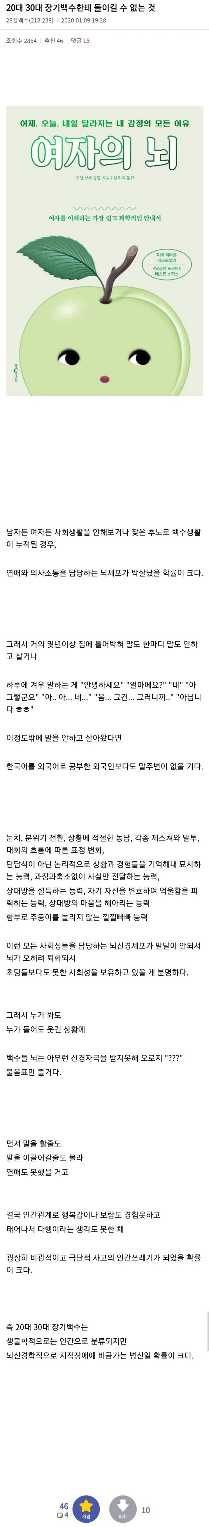 2~30대 장기백수에게 나타나는 문제.jpg | 인스티즈