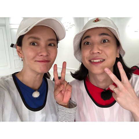 넉살이랑 사진 찍은 송지효.jpg | 인스티즈