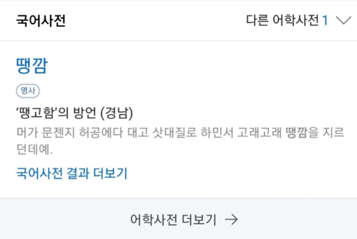 경상도 사람만 아는 단어.jpg | 인스티즈