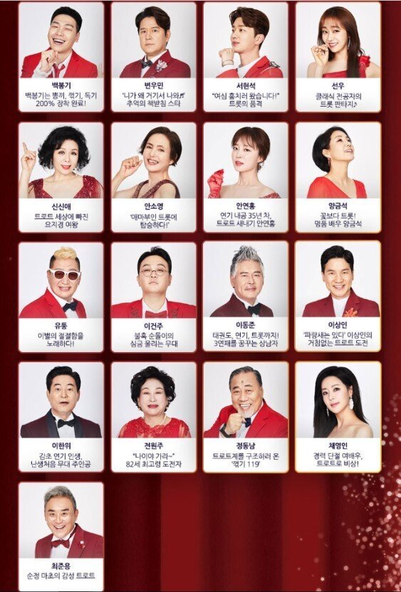 단순히 트로트뇌절인줄 알았는데 출연진이 미친 프로 | 인스티즈